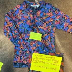 Vintage Rockies Button-Up Shirt